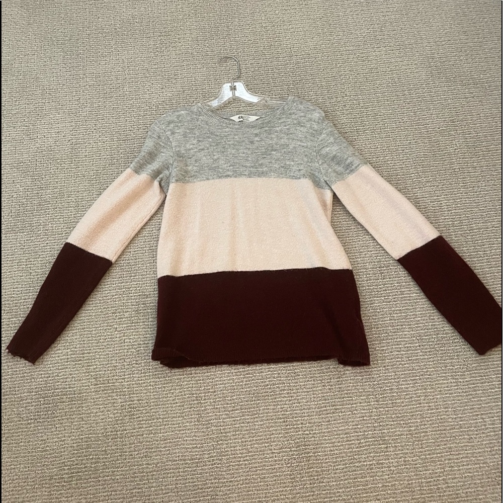 H&M color block sweater